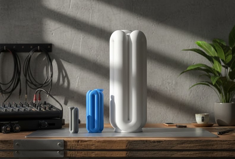 Artist playing the Pocket Didgeridoo